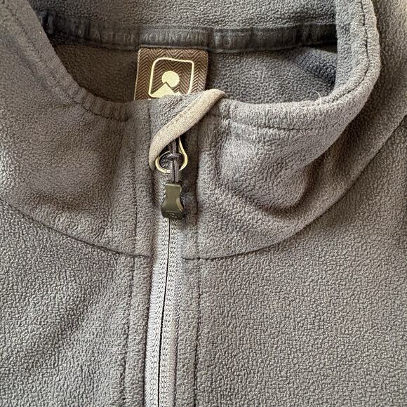 Eastern Mountain Sports EMS Women’s Sz Medium Gray-Blue Fleece Polartec 1/4 Zip - Picture 9 of 13